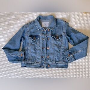 Old Navy child’s denim jacket, size Medium